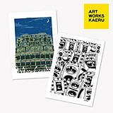 ART WORKS KAERU " K-3756s " 2L CARD - NIGHT -