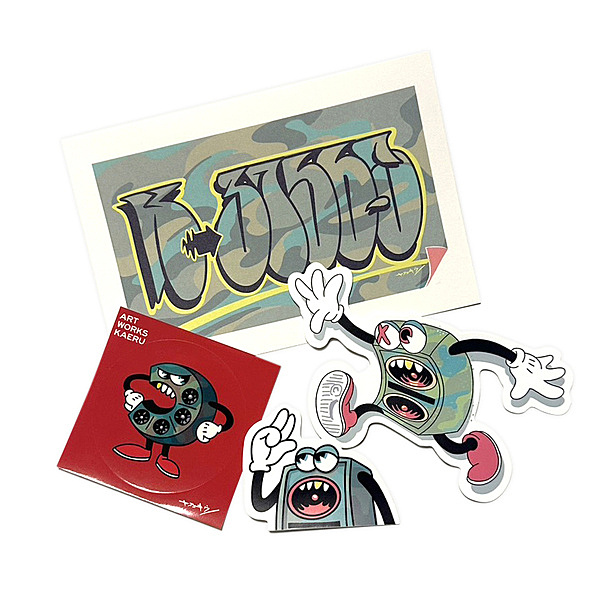 ART WORKS KAERU " Sticker Pack "